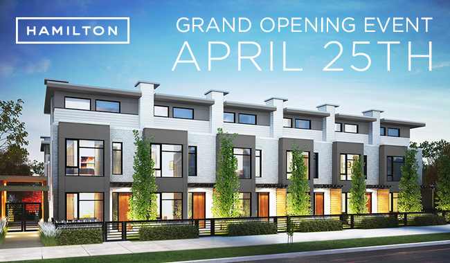 Hamilton Grand Opening April 25th