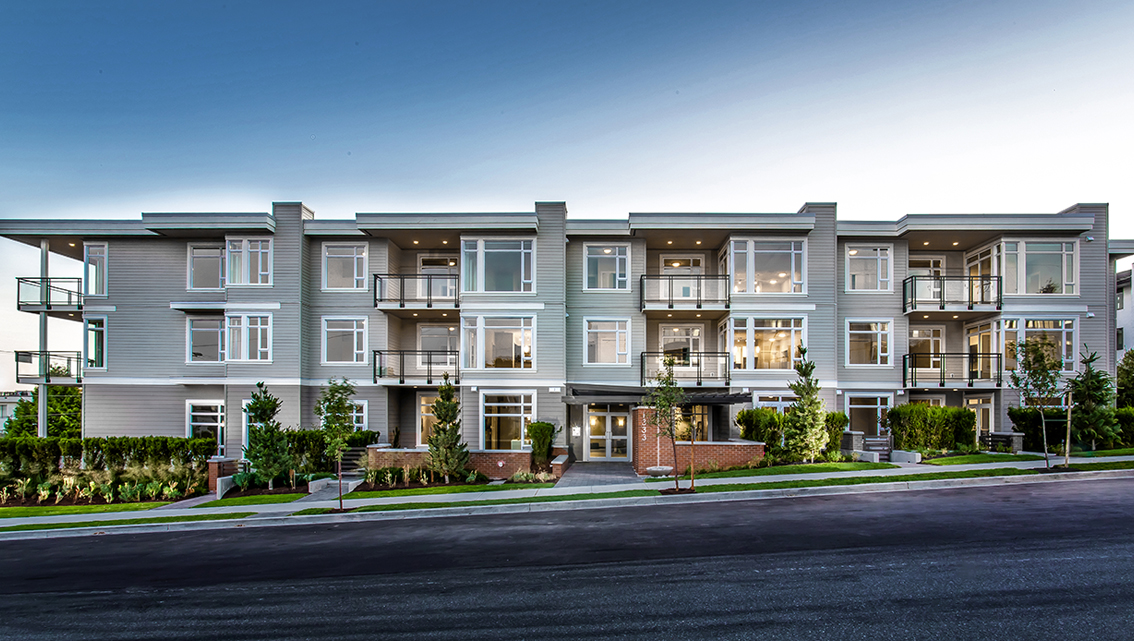 Exterior photo of Listraor Winter Street townhomes